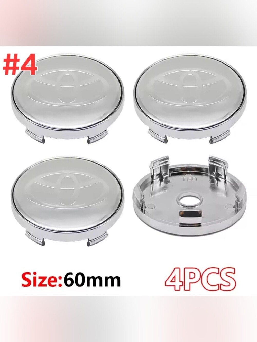 4 New 60mm Toyota Wheel Rim Center Caps Set See All Colors Available